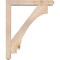 Ekena Millwork Imperial Craftsman Smooth Bracket w/ Offset Brace, Douglas Fir, 5 1/2"W x 34"D x 42"H BKT0604X34X42IMP04SDF - alternate 3